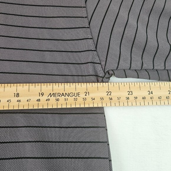 Polo Ralph Lauren Men's Size XL Polo Golf Shirt Short Sleeve Gray Black Stripes - Picture 7 of 8